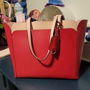 Red Kate Spade Tote Bag